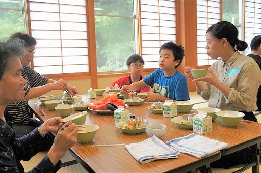 白砂公民館給食