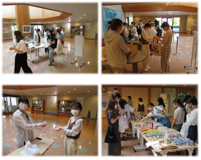 川跡地区にお住いの皆様から提供された食品等の無料配布を行いました