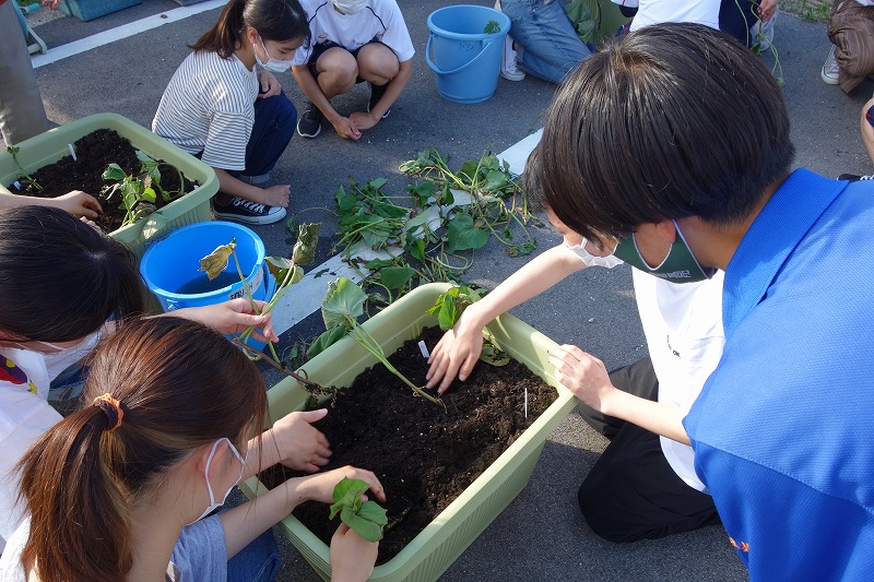 松江農林高校の生徒さんと交流しました イメージ