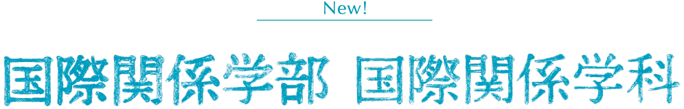 国際関係学部 国際関係学科