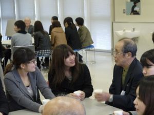 実習協力者と学生の意見交換会の様子